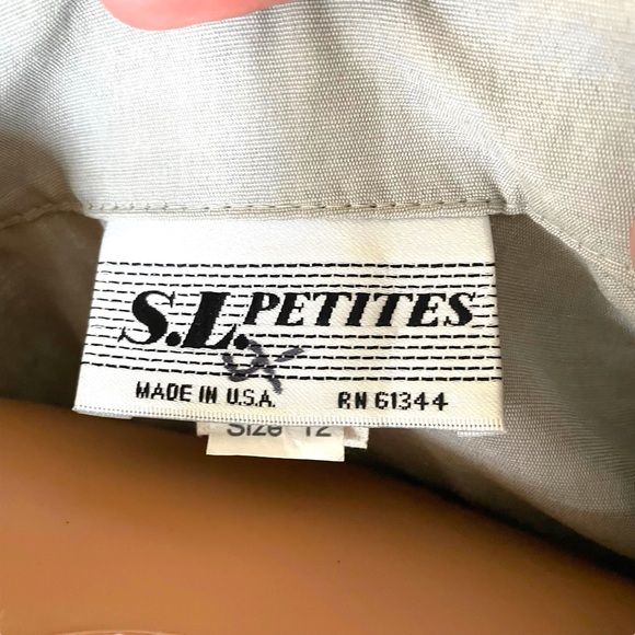 80s Vtg Safari Belted Belted Boho Romper - Picture 8 of 8